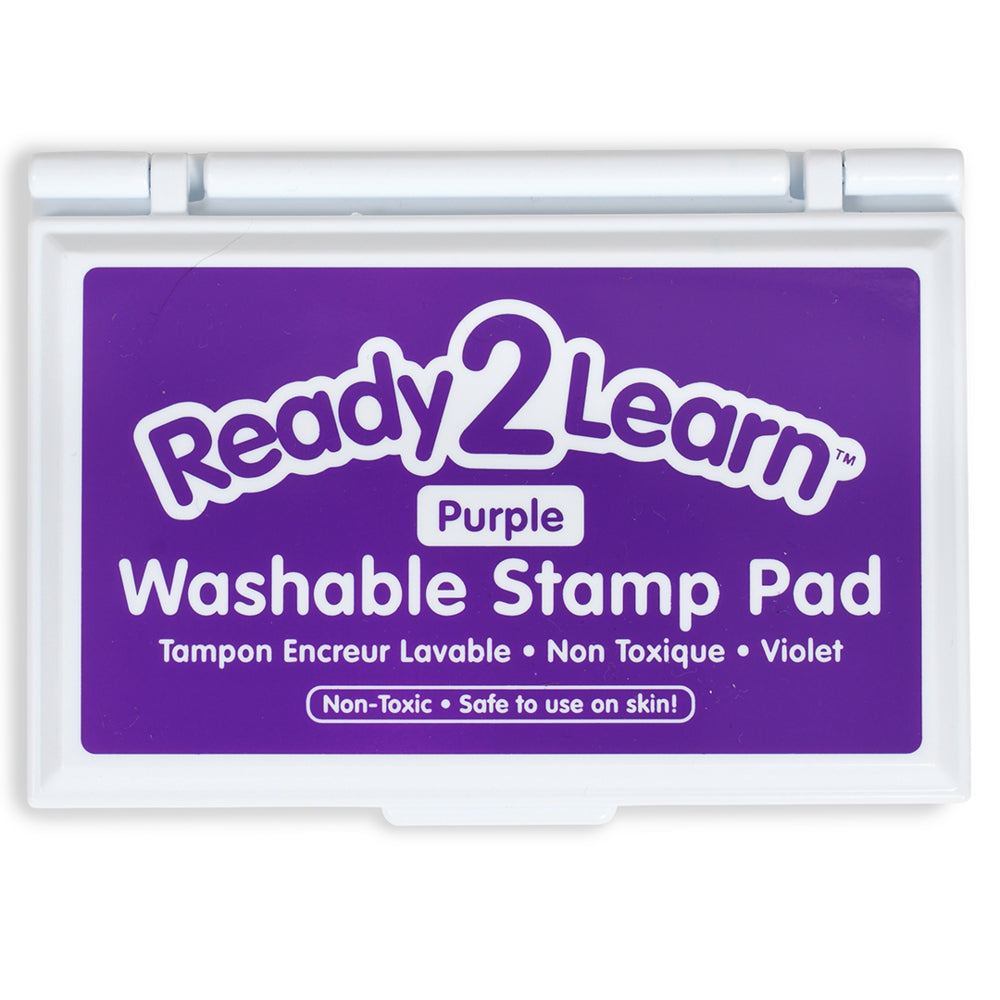 Tampon encreur lavable Ready 2 Learn - 3,4" L x 2" l - Violet