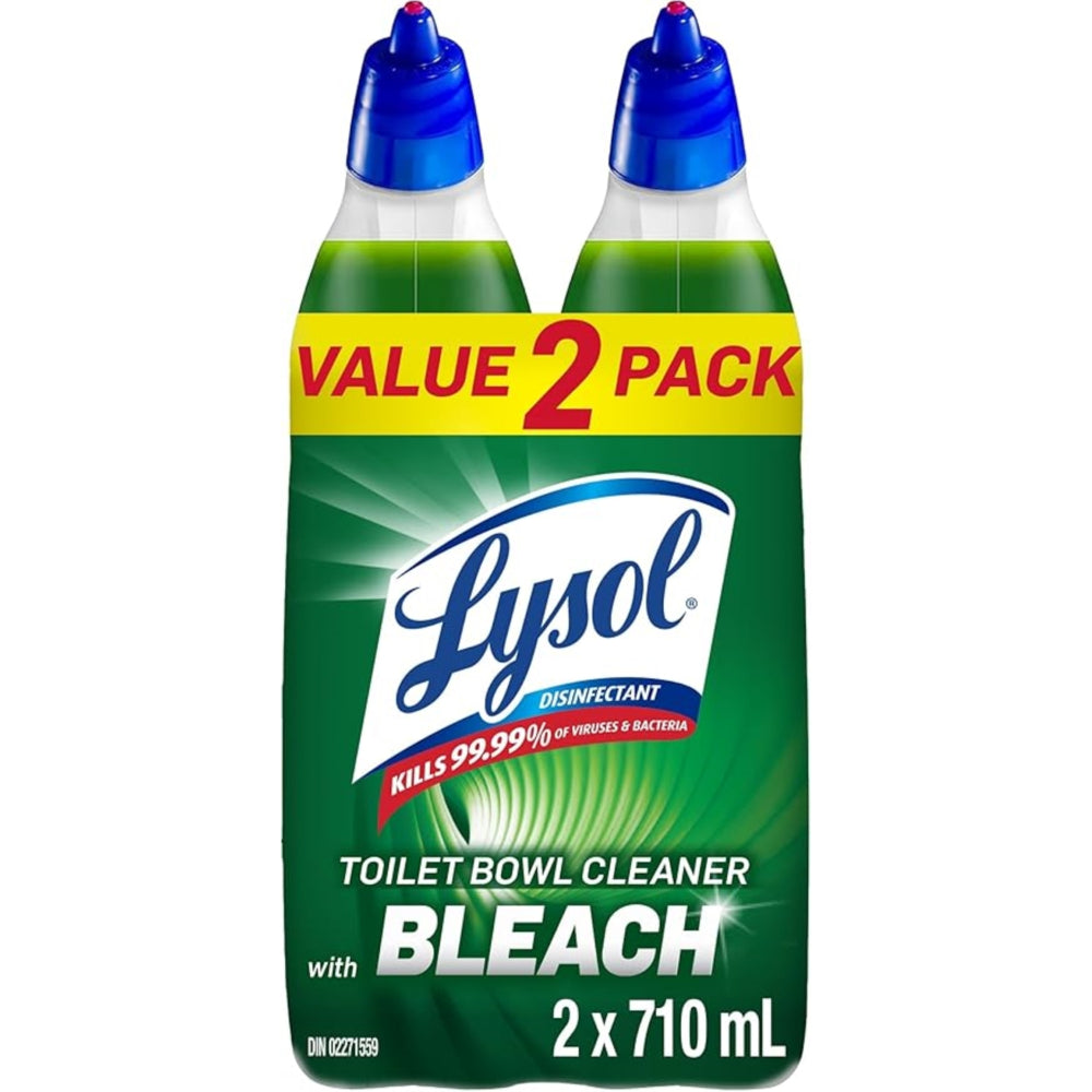 Nettoyant pour cuvette de toilettes Lysol, lot de 2 (710 ml) - Eau de Javel
