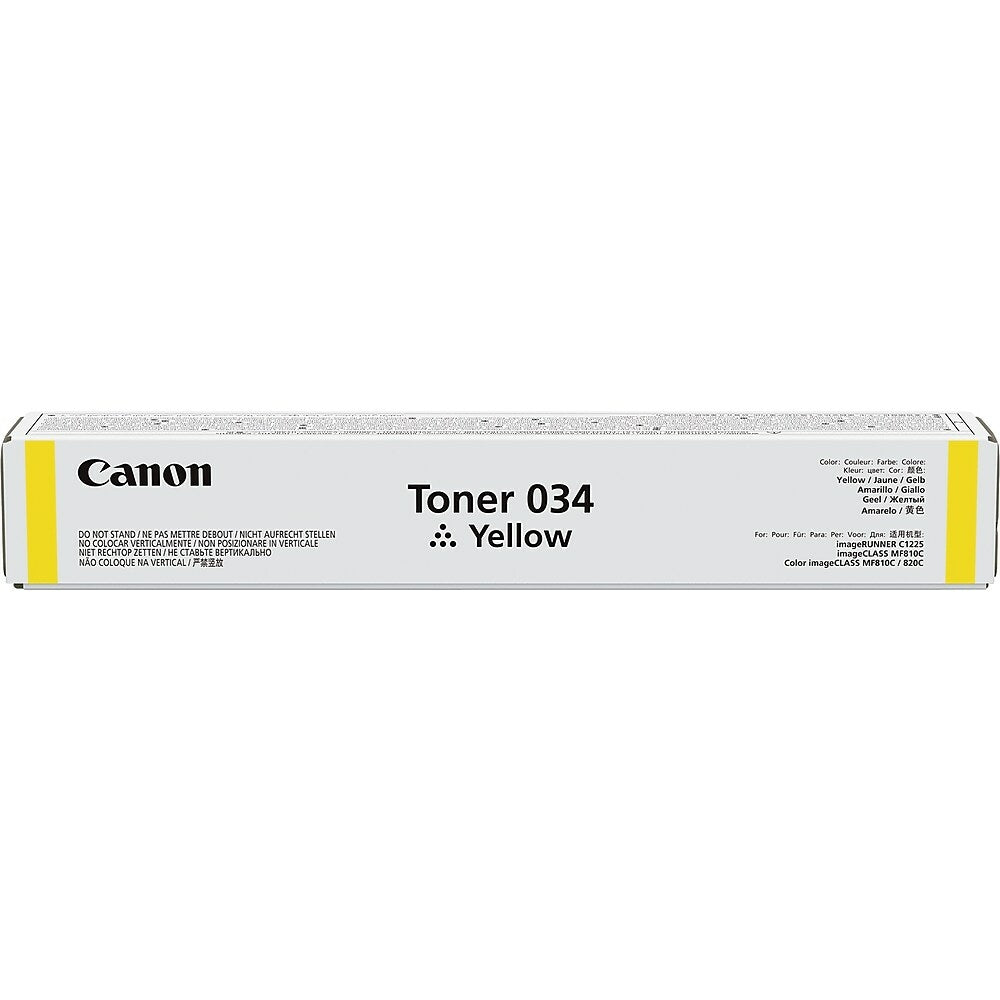 Cartouche de toner jaune Canon 034 (9451B001)