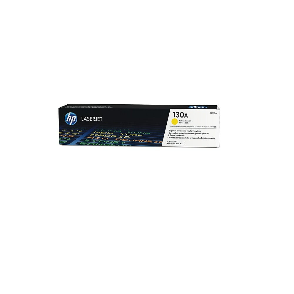 Cartouche de toner LaserJet jaune d'origine HP 130A (CF352A)