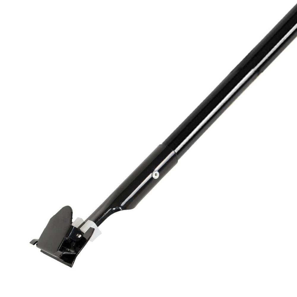 Balai à poussière Globe Commercial, manche en métal de 152 cm (60 po), pour cadres à clipser - Noir