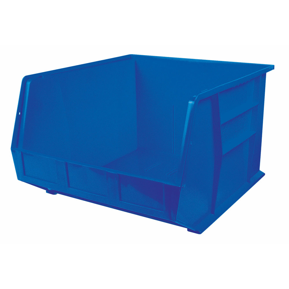 Kleton Plastic Bins - 16.5"W x 18"D x 9"H - Blue - 3 Pack