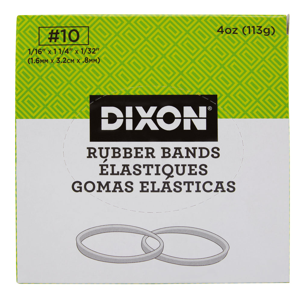 Dixon Rubber Bands - #10 - 1/16" x 1 1/4" - 1/4 lb. Box