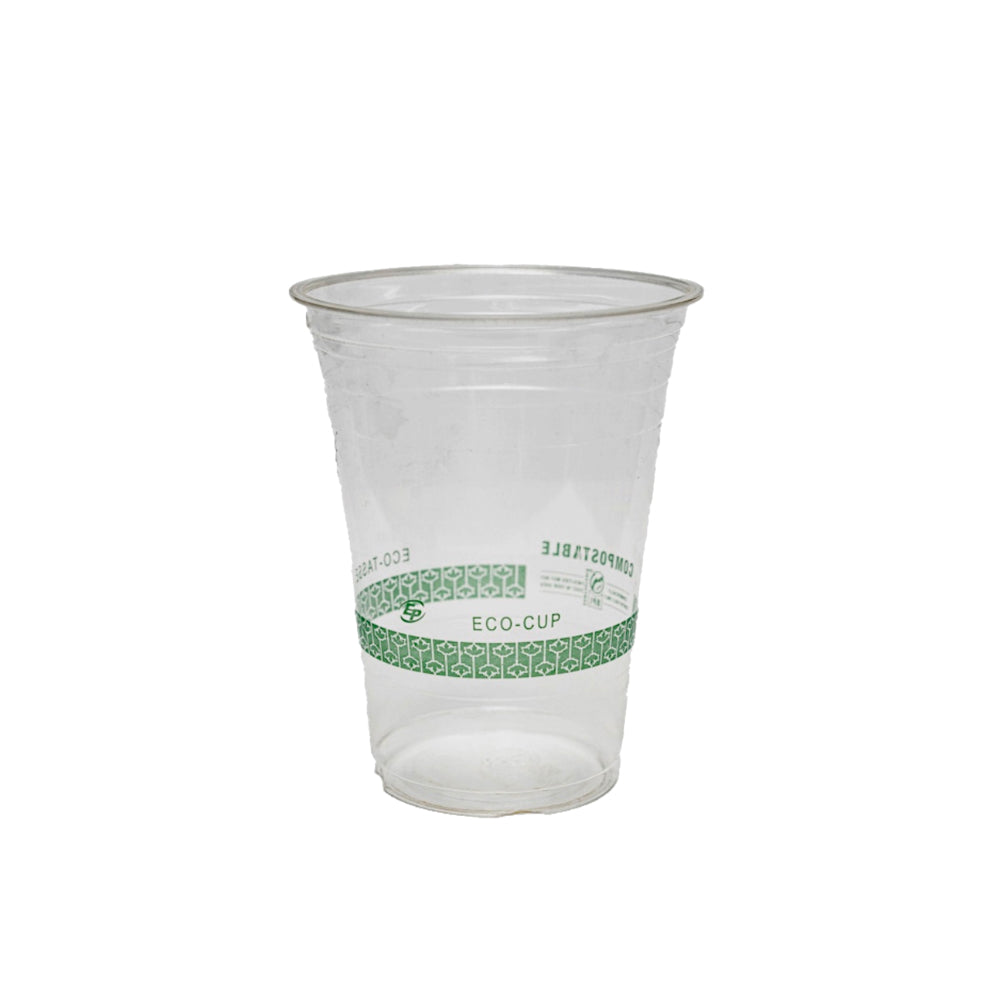 Gobelet transparent compostable Eco-Packaging de 16 oz pour boissons froides - Paquet de 1 000