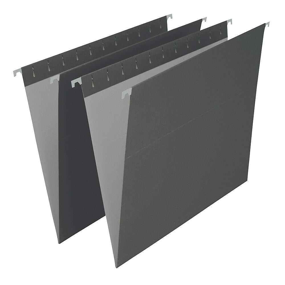 Chemises suspendues noires Staples - Format lettre - Paquet de 25