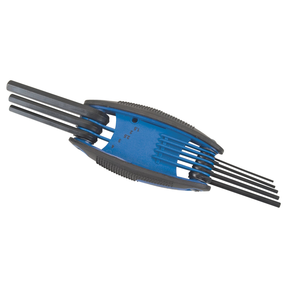 Jeu de 8 clés hexagonales pliantes Aurora Tools (métriques)