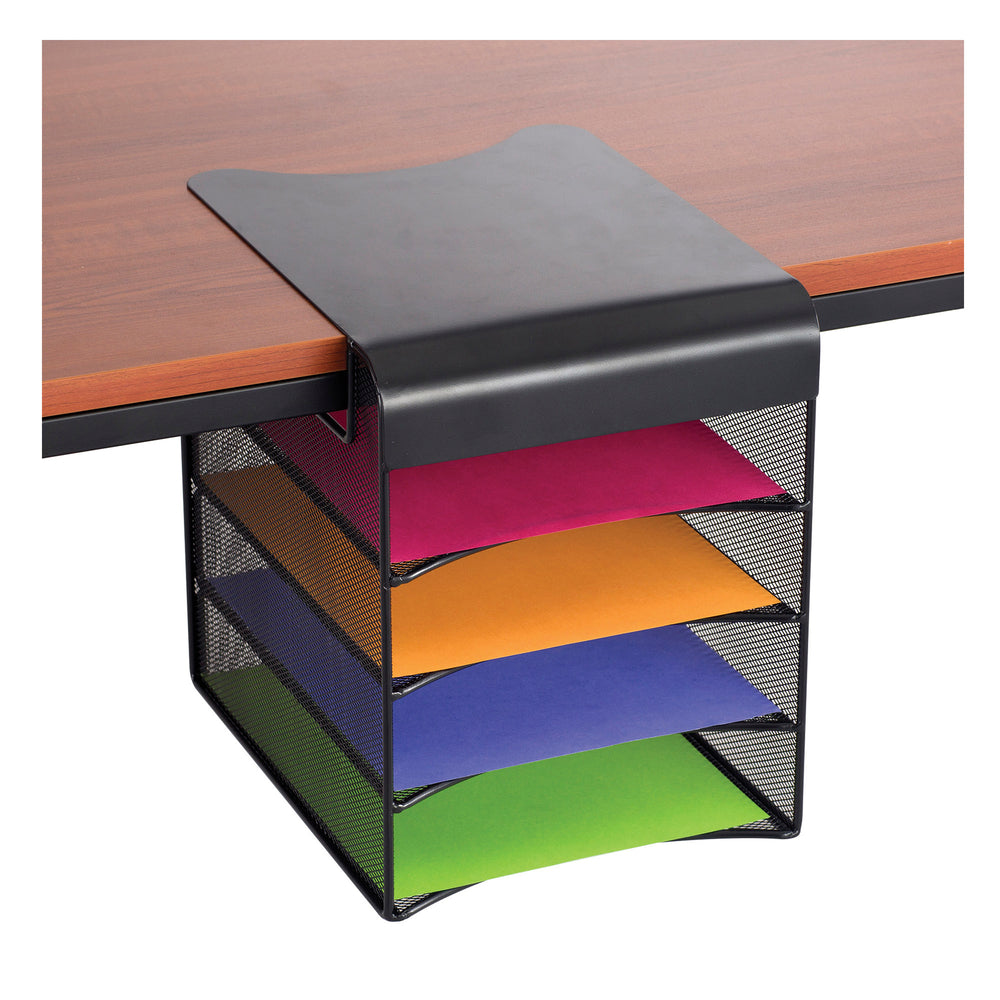 Safco Onyx Hanging Organizers - Horizontal - Black (3242BL)