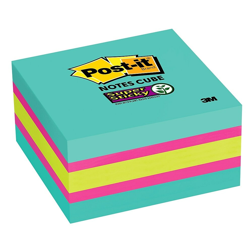 Notes super adhésives Post-it - 3" x 3" - Cube - 360 feuilles