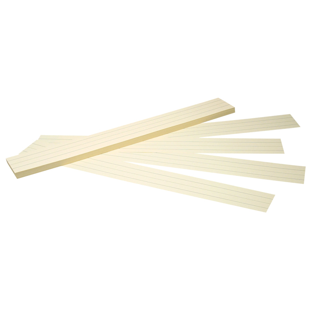 Bandes de phrases Pacon - Manille - 3" x 24" - 100 bandes/paquet