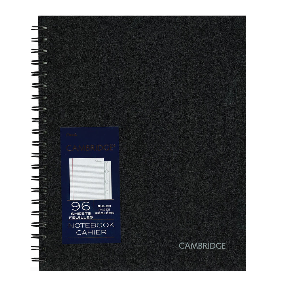 Cambridge Limited Hardcover Notebook, 11" x 9-3/4", 192 Pages