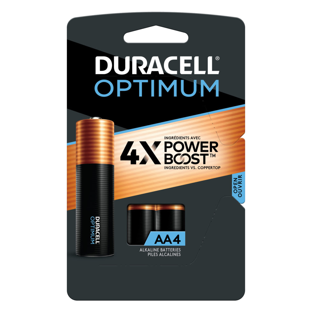 Duracell Optimum AA Batteries - 4 Pack