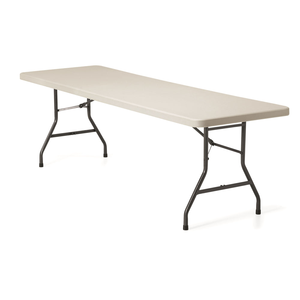 Offices to Go Lite-Lift II Rectangular Folding Table - 96" x 30" - Grey