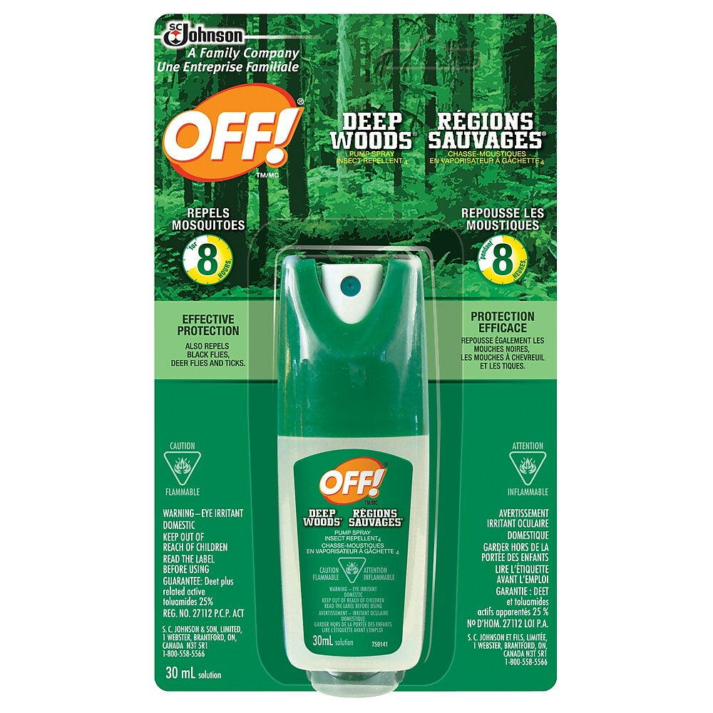 OFF! Spray insectifuge Deep Woods - Format voyage