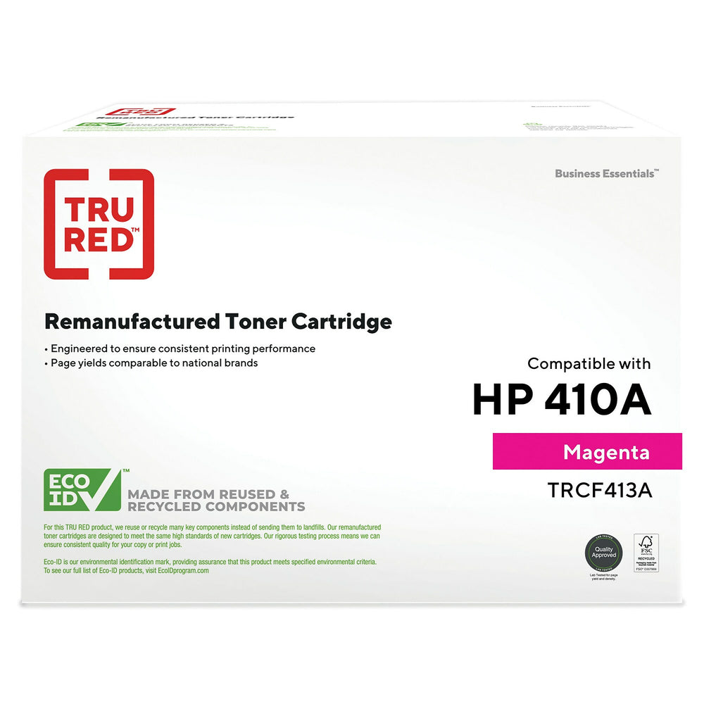 Cartouche de toner reconditionnée HP 410A TRU RED CF413A - Rendement standard - Magenta