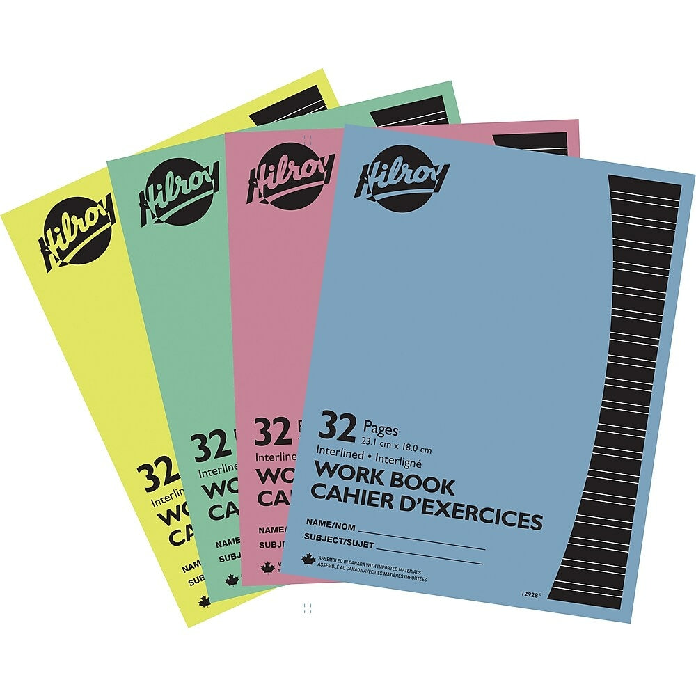 Cahier d'exercices interligné Hilroy, 32 pages