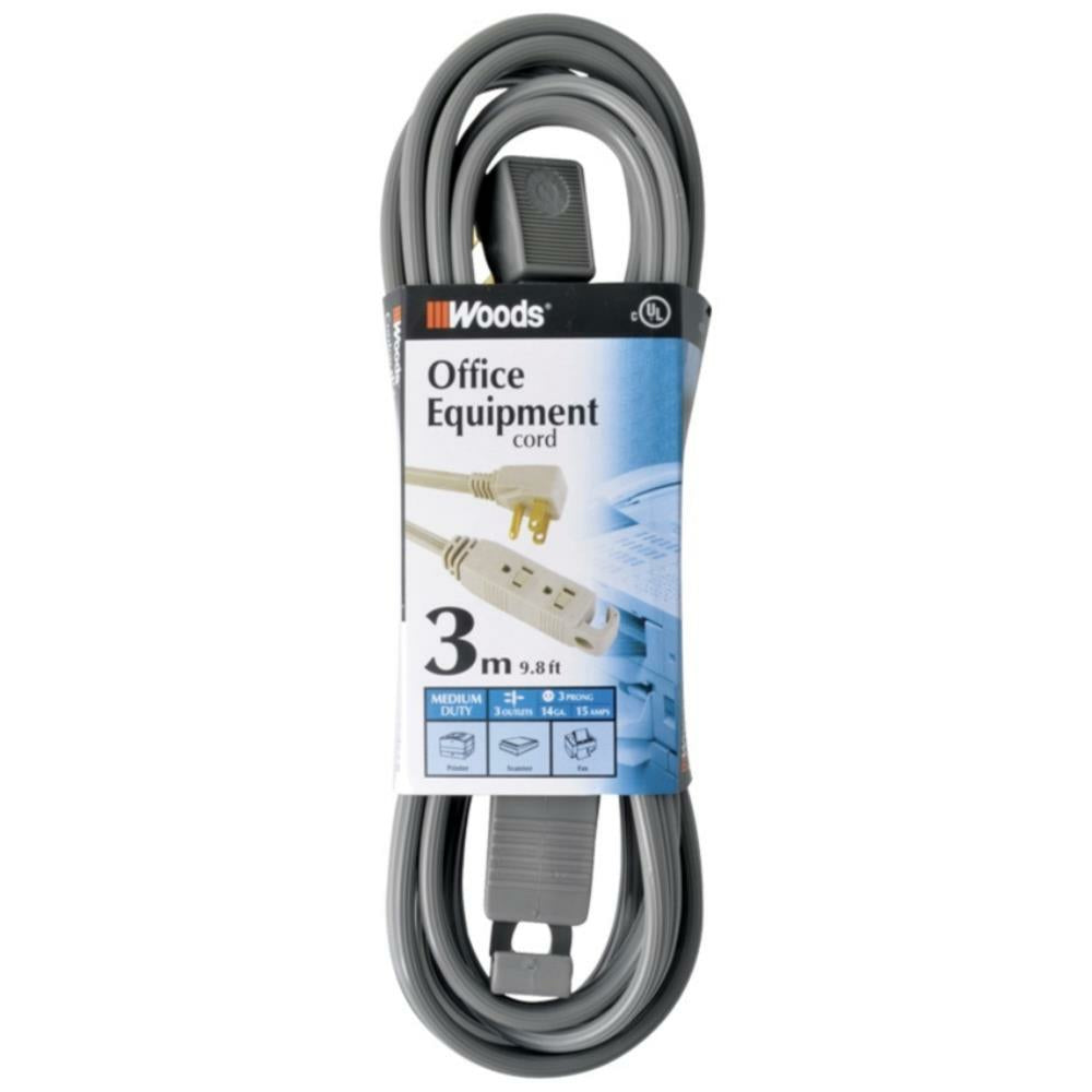 Woods Medium Duty Extension Cord 3 Meter