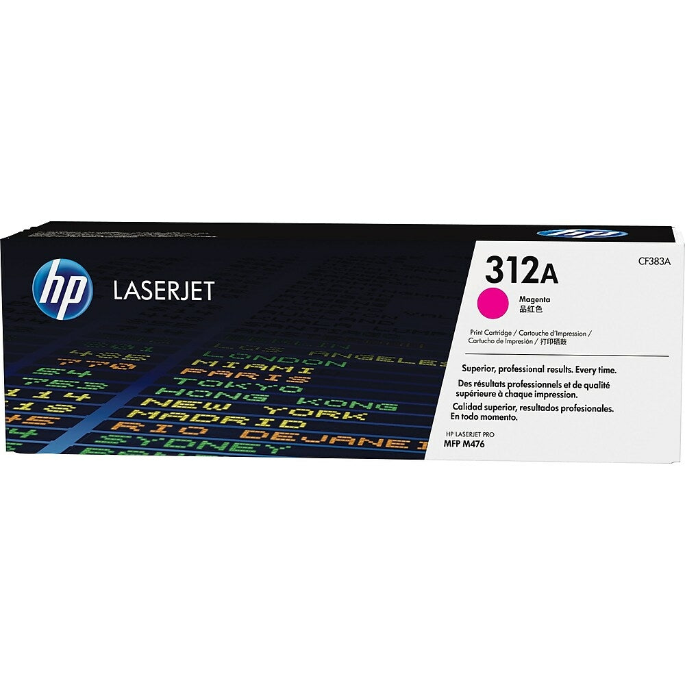 Cartouche de toner magenta d'origine HP 312A (CF383A) LaserJet