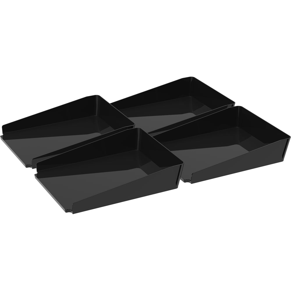 Corbeille à courrier moderne Storex - Noir