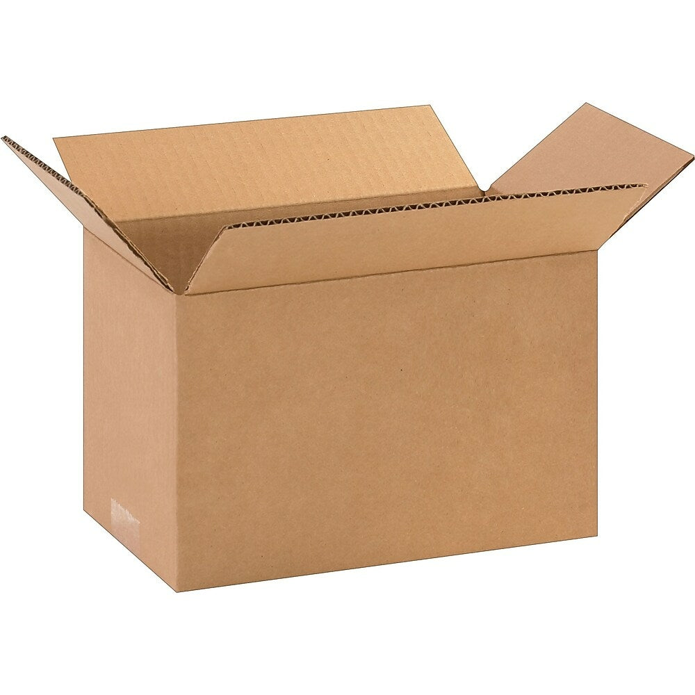 Staples Corrugated Boxes - 10" L x 6" W x 6" H - 25 Pack
