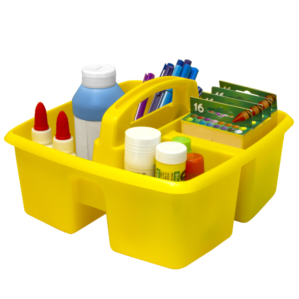 Petit Caddy Storex - 23,49 x 23,49 x 13,33 cm - Jaune