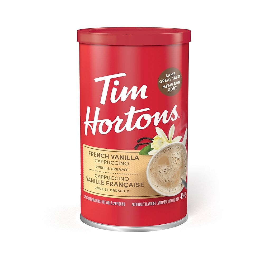 Cappuccino à la vanille française Tim Hortons en boîte - 454 g