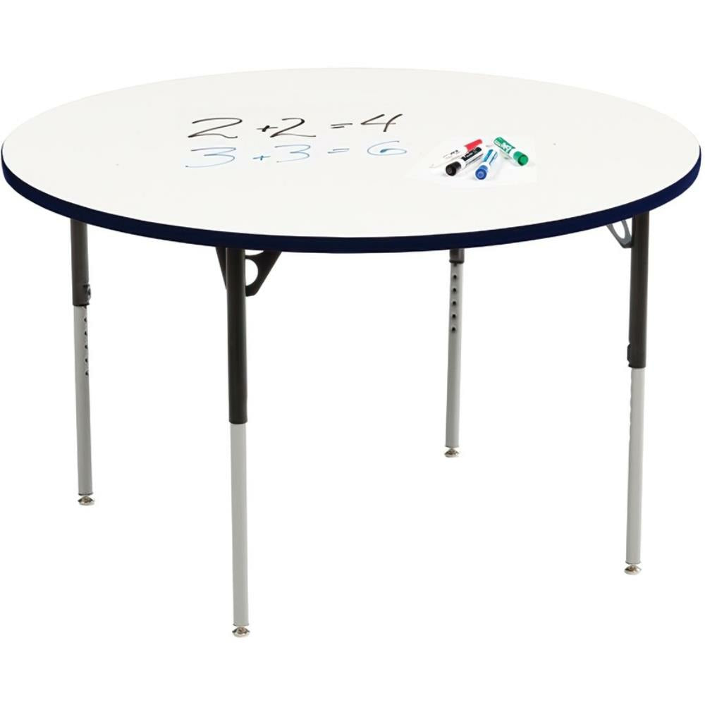 Mitybilt Dry-Wipe 48" Round Visual Learning Table
