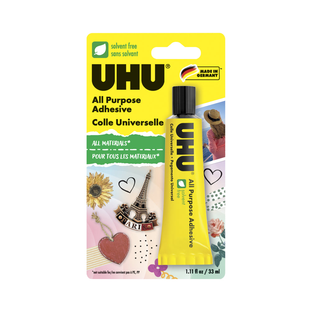 UHU All Purpose Adhesive High Performance Transparent Glue - 32ml