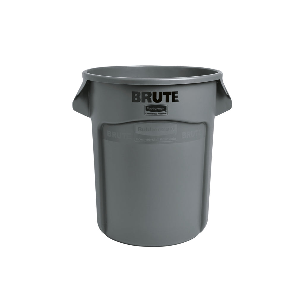 Rubbermaid Brute Seamless Container Waste Receptacle - Grey - Small - 20 Gallon