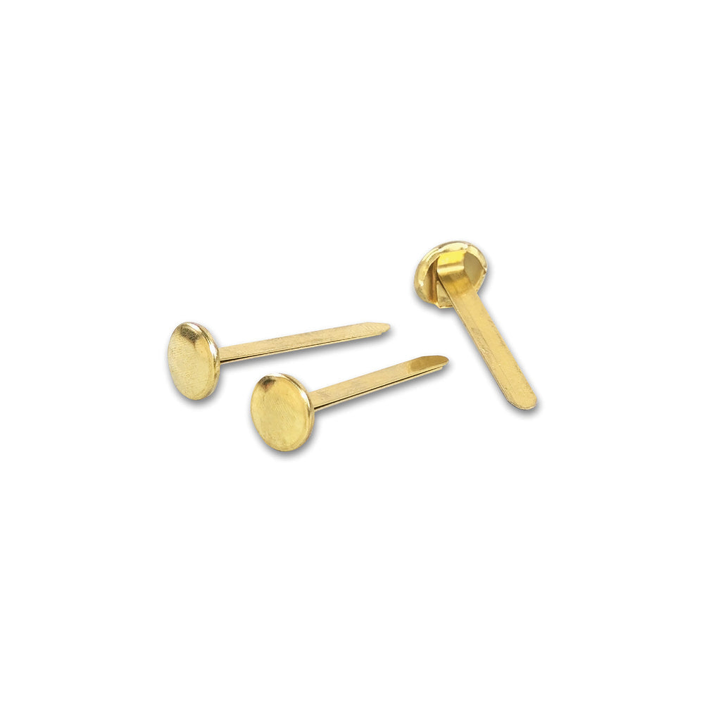 Attaches papier plaquées laiton ACCO - Tige 1-1/2" - Paquet de 100
