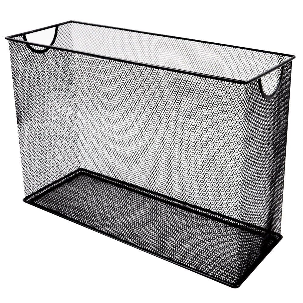 Classeur suspendu de bureau Winnable Mesh, format lettre, noir