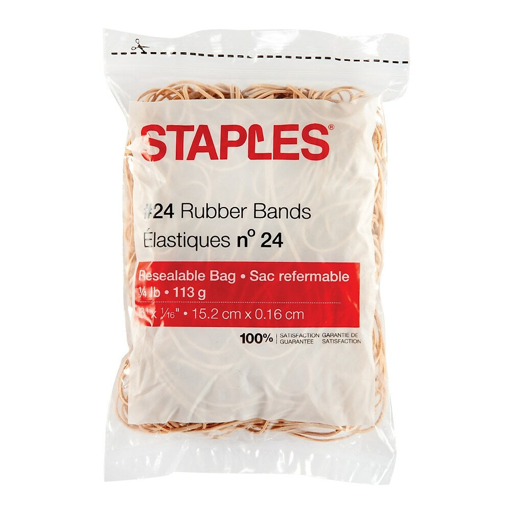 Staples Economy Rubber Bands - Size #24