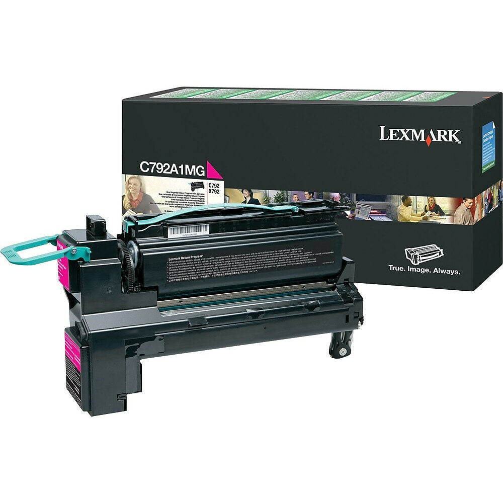 Cartouche de toner magenta Lexmark C792A1MG - Programme de retour (C792A1MG)