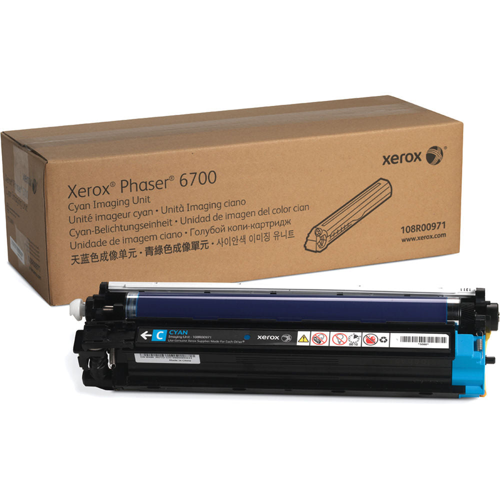 Cartouche d'encre/tambour cyan Xerox Phaser 6700 à rendement standard