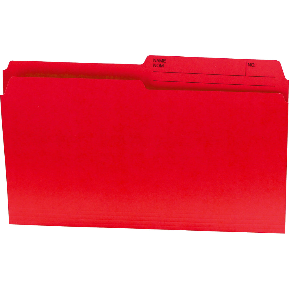 Chemises réversibles Hilroy - Format légal - Rouge - Paquet de 100