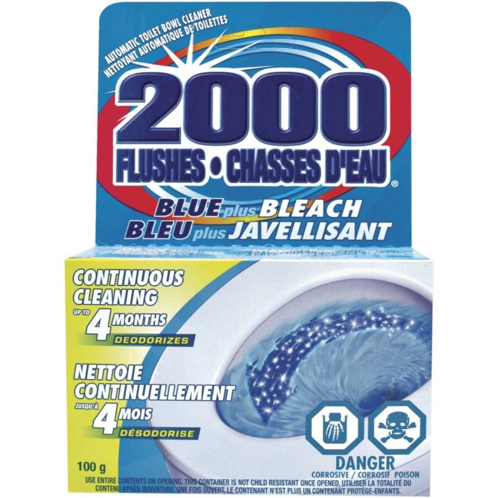 Nettoyant WC 2000 Flushes avec eau de Javel 100 g