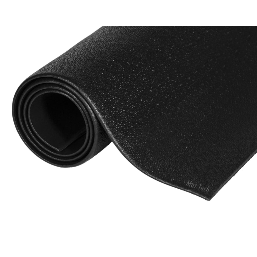 Tapis ergonomique Mat Tech COMFORT KING - 3' x 12' 3/8" - Noir
