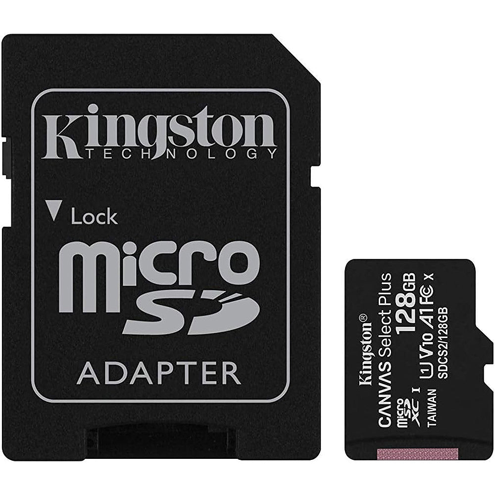 Cartes microSD Kingston Canvas Select Plus - 128 Go