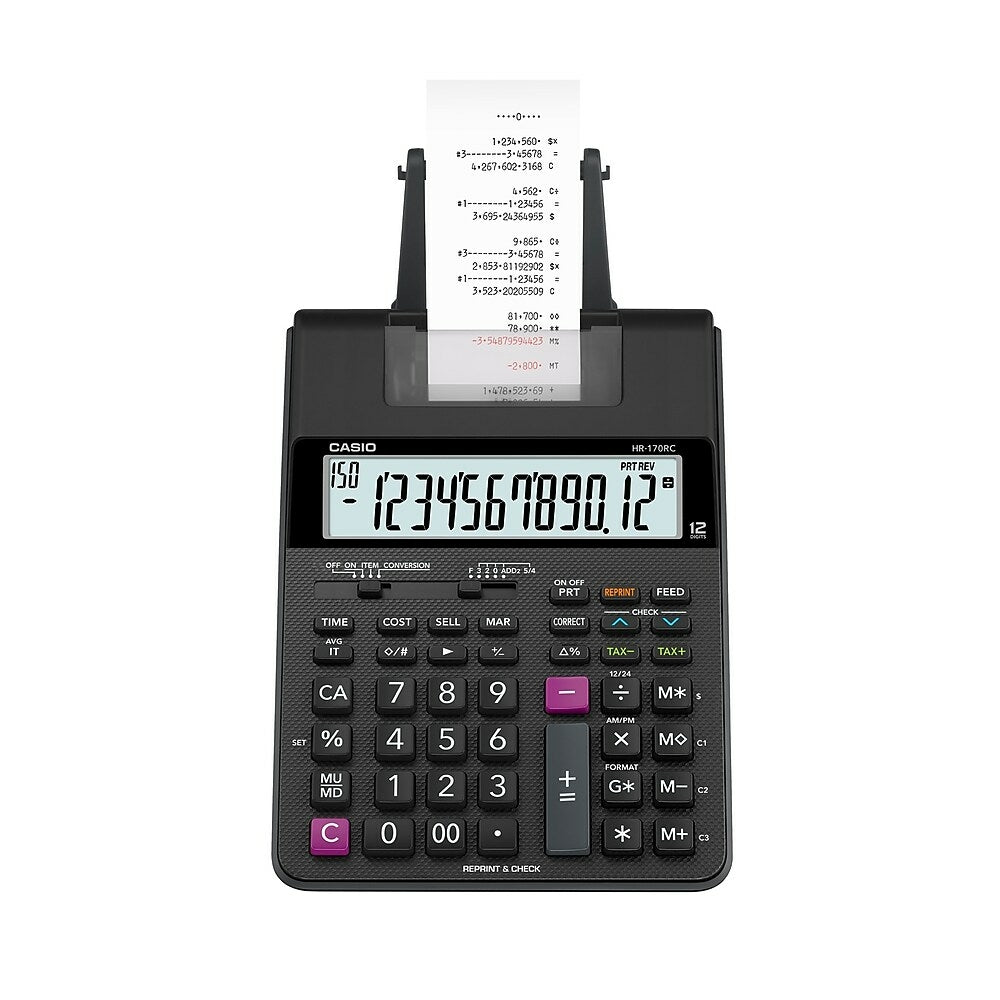 Casio HR-170RC Compact with 150 Step Check and Edit