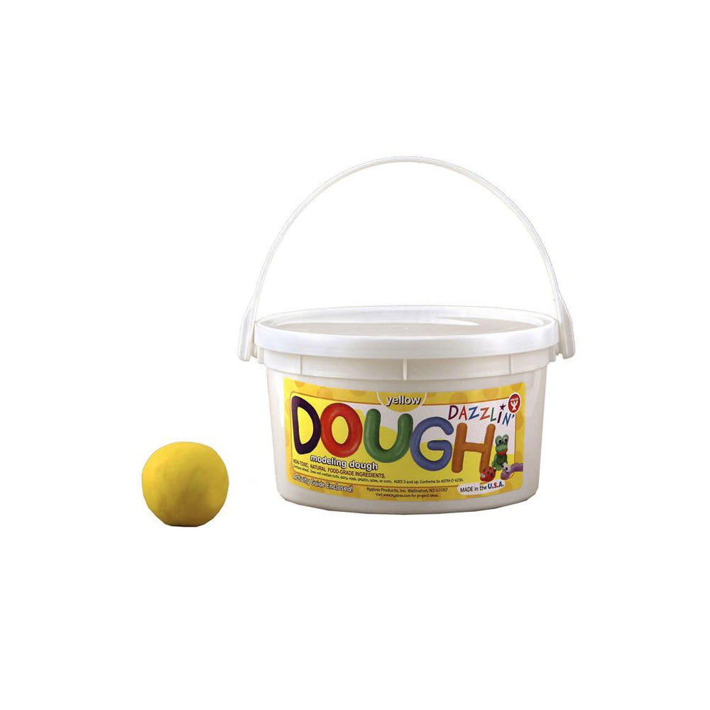 Hygloss Yellow Dazzlin' Dough 3 Lb (HYG48304)