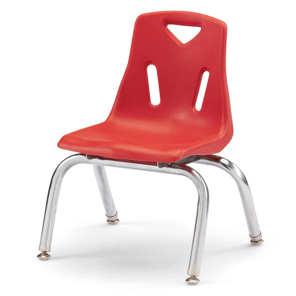 Jonti-Craft Berries Stacking Chair - 10" H - Red