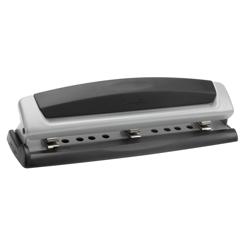 Perforatrice réglable Swingline Precision Pro - 2-3 trous - Capacité 10 feuilles - Noir/Argent