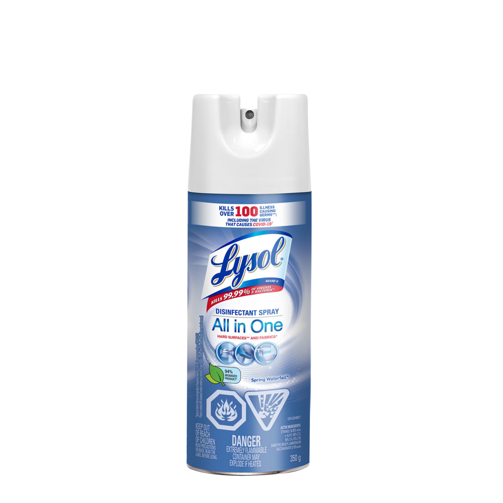 Spray désinfectant Lysol - Parfum cascade printanière - 350 g