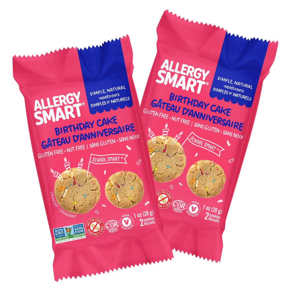 Allergy Smart Cookies - Birthday Cake - 28g - 40 Pack