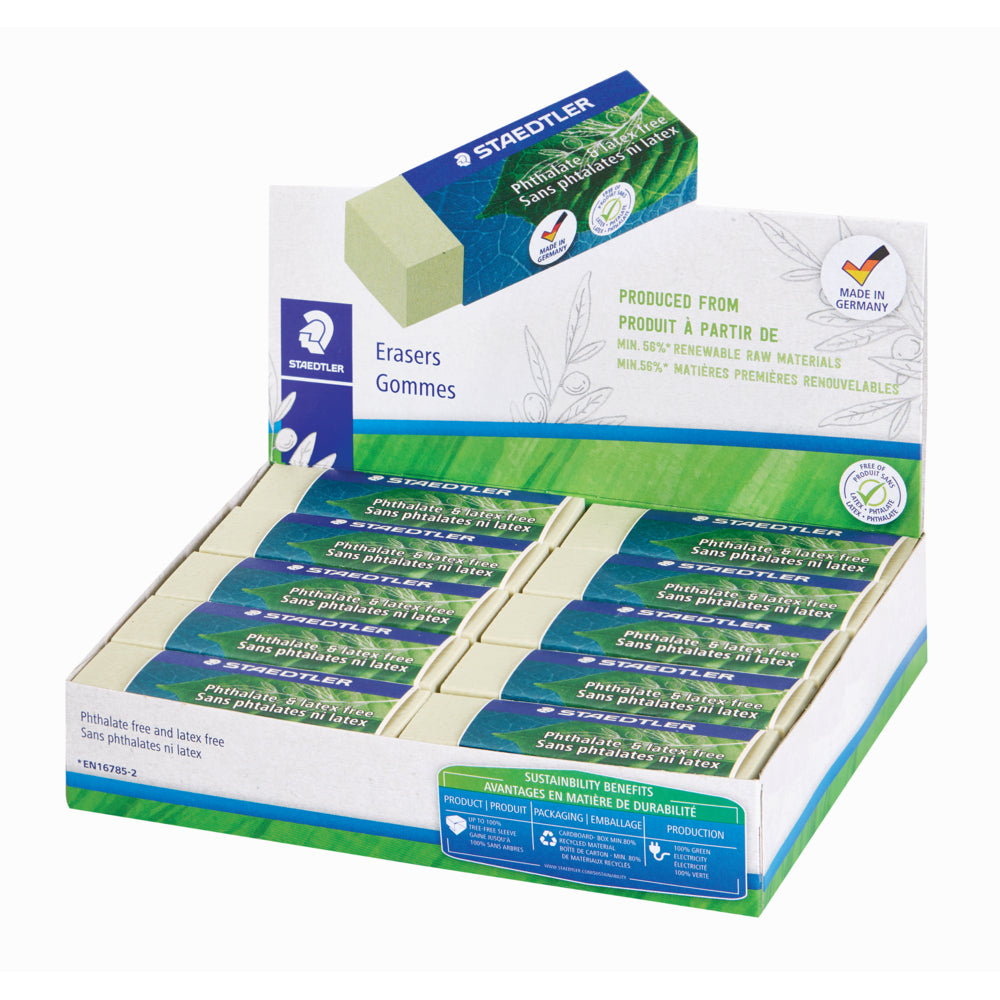 Gommes végétales Staedtler Mars N80 - Lot de 20