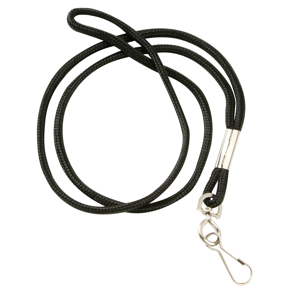 GBC BadgeMates Nylon Badge Lanyard with Swivel Clip - 12 Pack