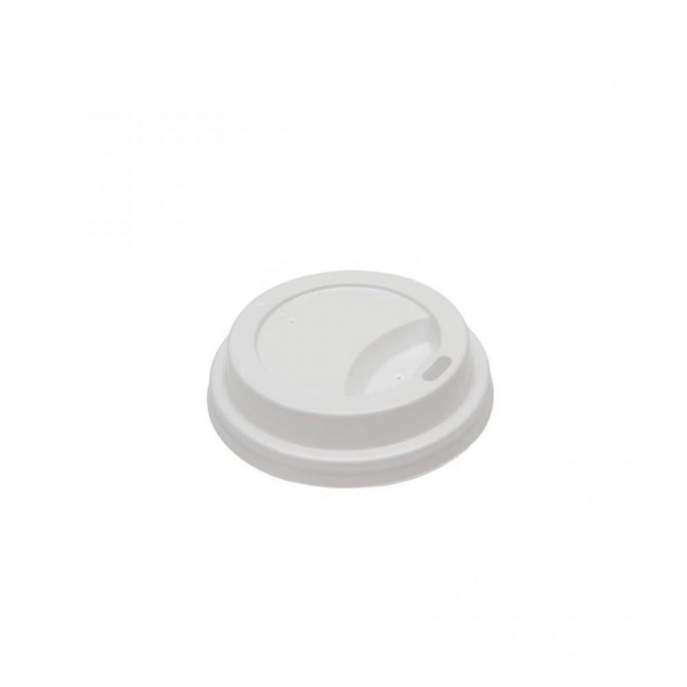 Couvercle en plastique pour gobelet chaud Eco-Packaging 80 mm - Blanc - Paquet de 1 000