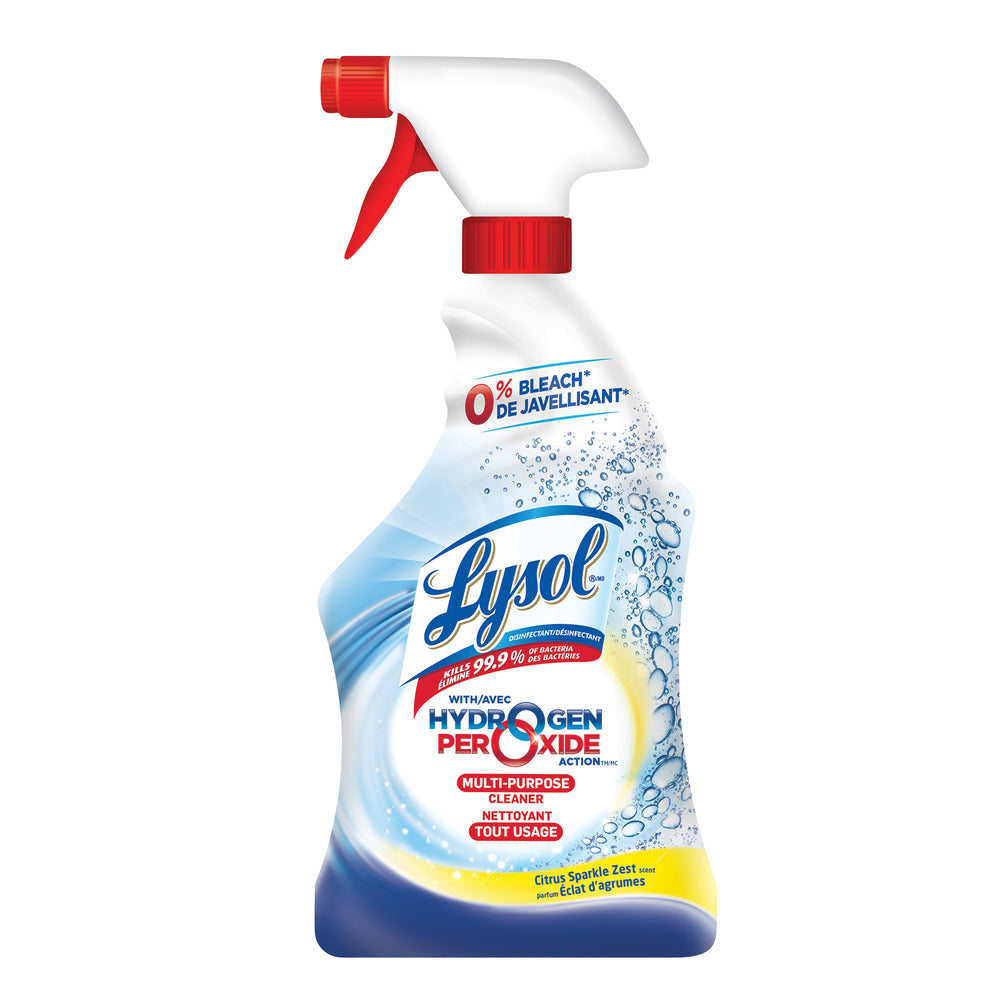 Lysol Hydrogen Peroxide Multi-Purpose Disinfectant & Cleaner - Citrus Sparkle Zest - 650 mL