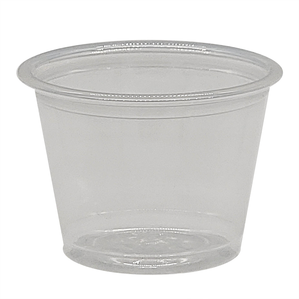 Gobelet en plastique SOMI 1 oz - Transparent - Paquet de 2 500
