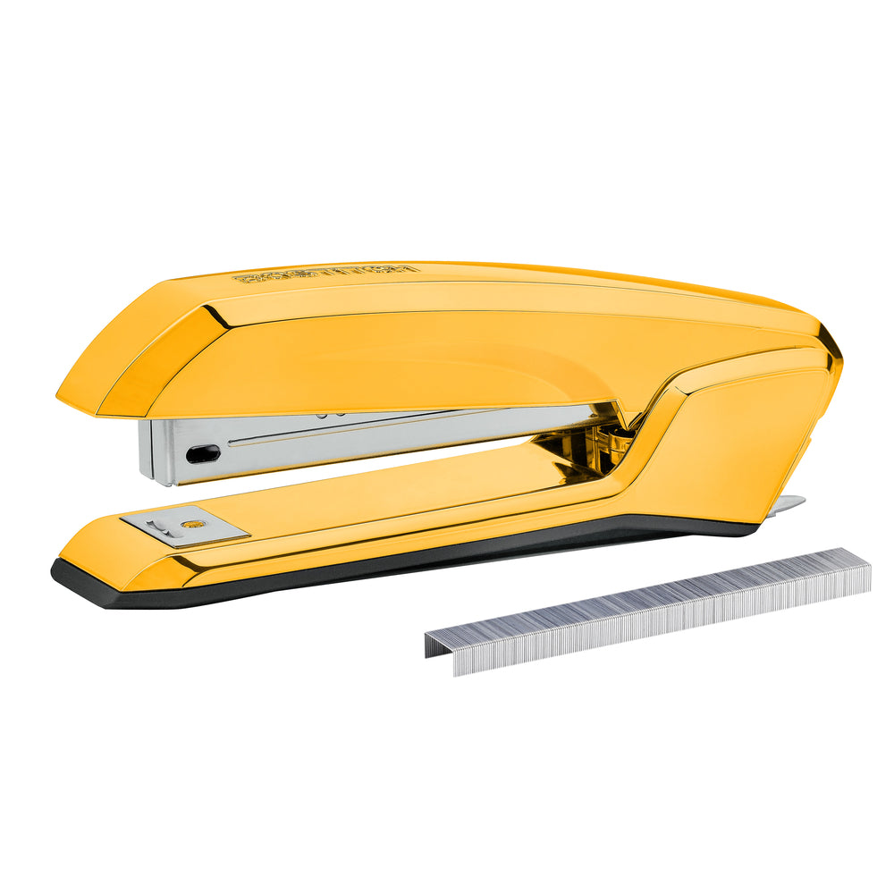 Agrafeuse pleine bande en plastique Bostitch Ascend - Capacité 20 feuilles - Doré