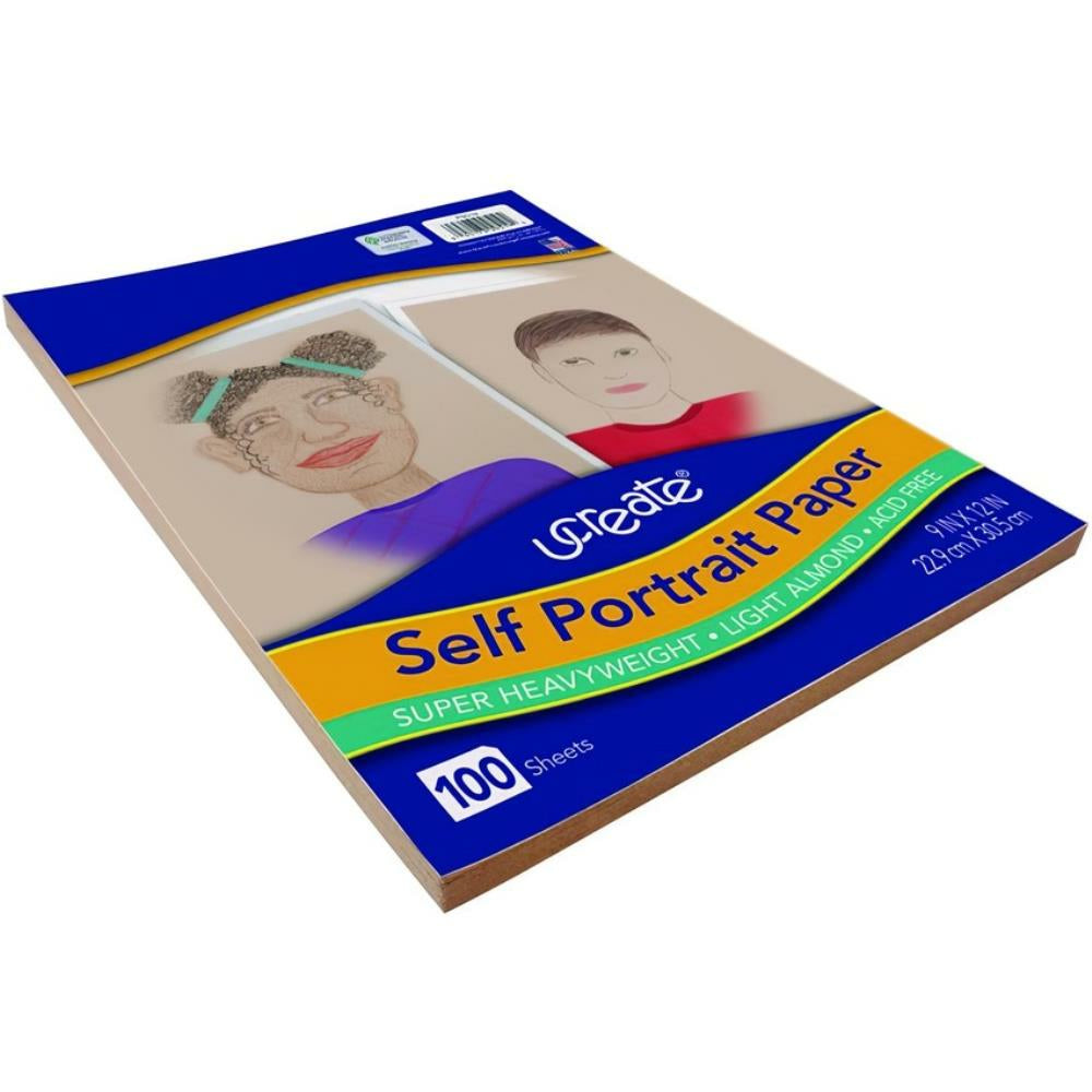 Papier autoportrait UCreate, amande clair, 23 x 30,5 cm, 100 feuilles/paquet